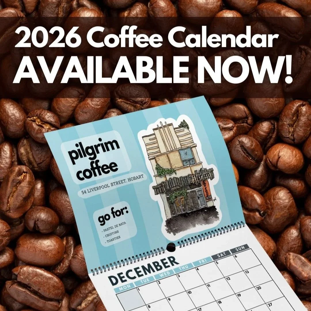 Hobart Café Calendar 2026 | Support Local Cafés & Coffee Culture
